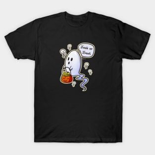 Ghost Trick or Treat - Halloween T-Shirt